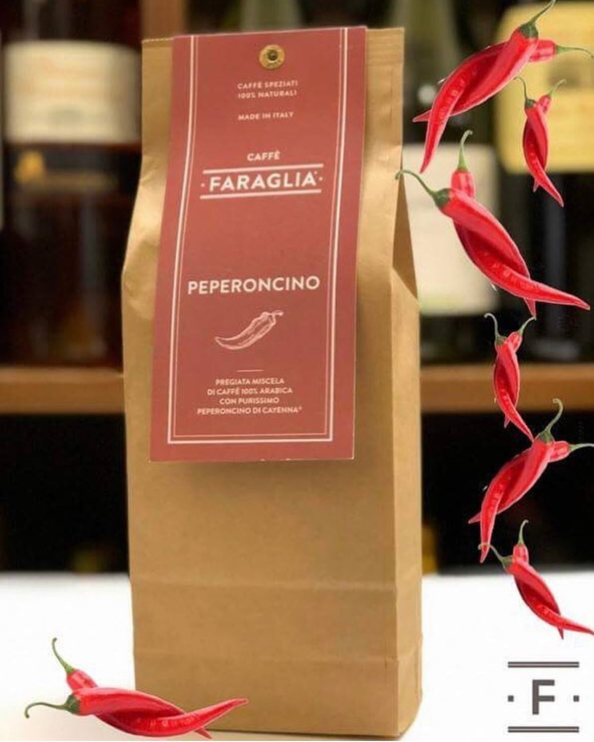 Caffè Faraglia Peperoncino 250g macinato Moka