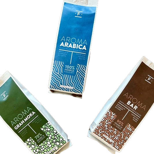 Offer 10 packs of 250g Aroma Family assorted