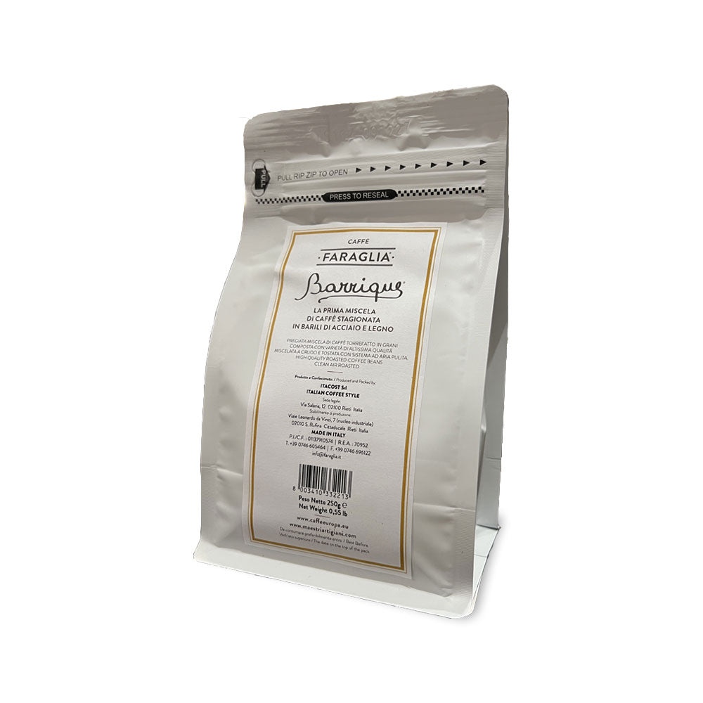 Faraglia Barrique coffee in various formats