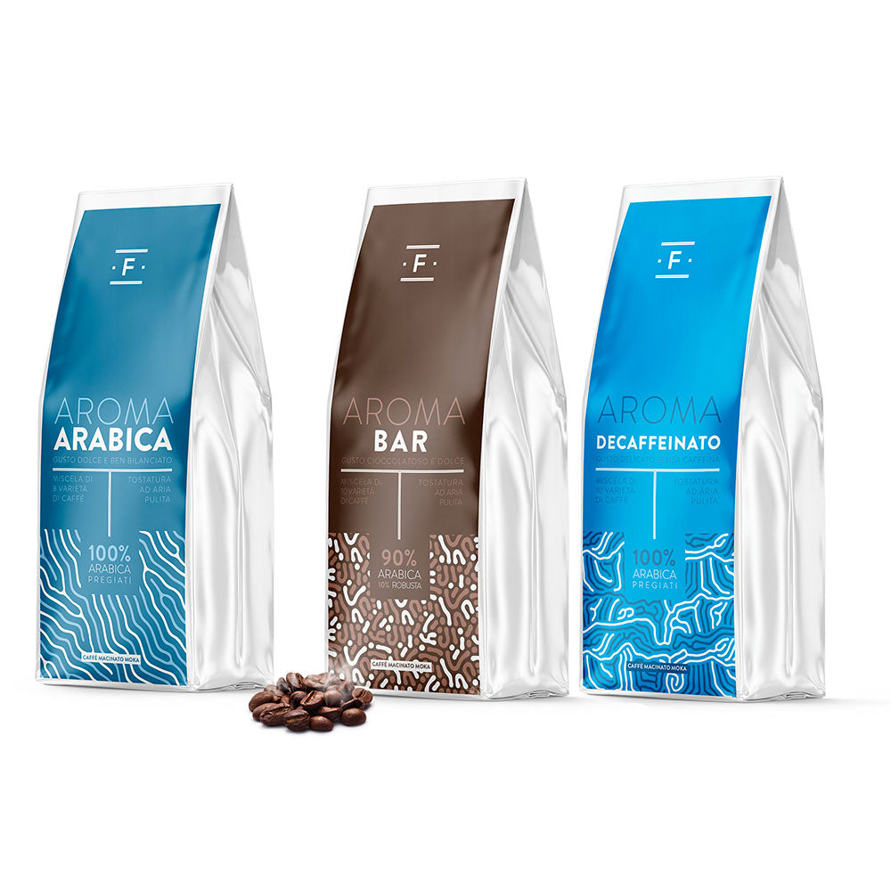 ENTKOFFEINIERTER GESCHMACK 250 g gemahlener MOKA